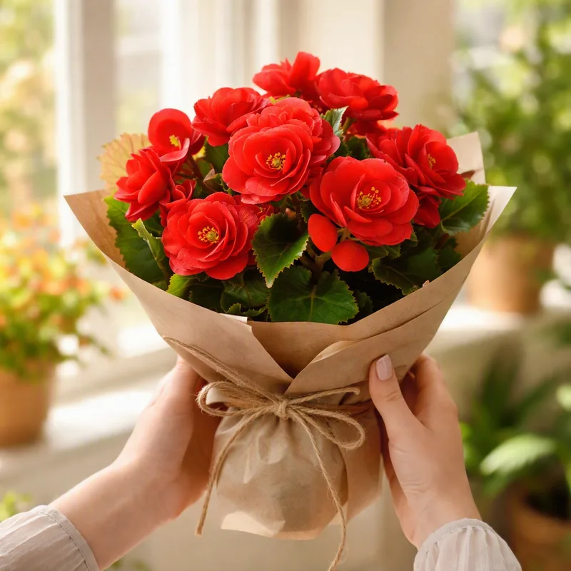 Begonia - rot - Bild 3
