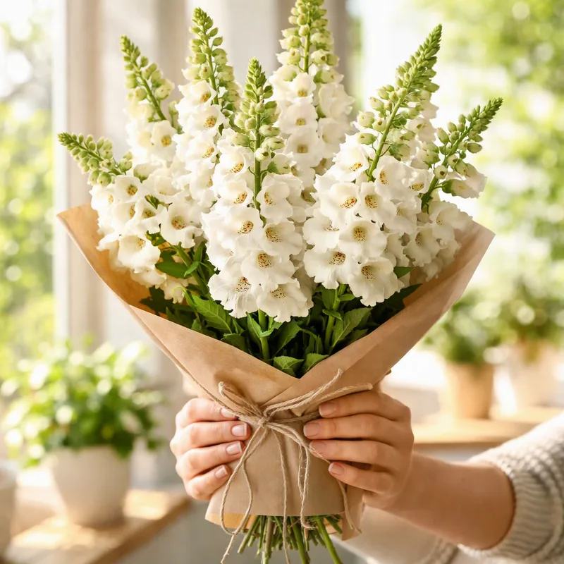 Fingerhutkraut - weiß - Bild 3