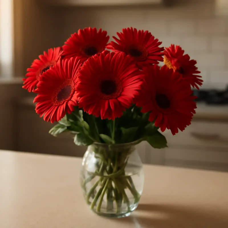 Gerbera – rot – Bild 3