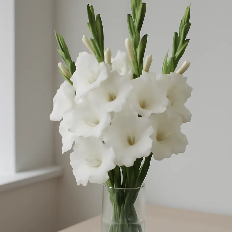 Gladiolus – weiß – Bild 3