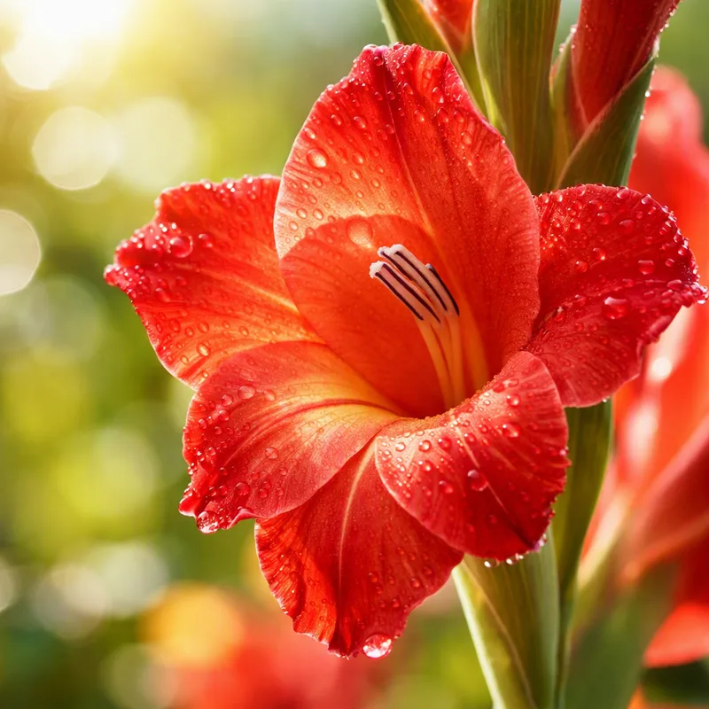 Gladiole - rot - Bild 1