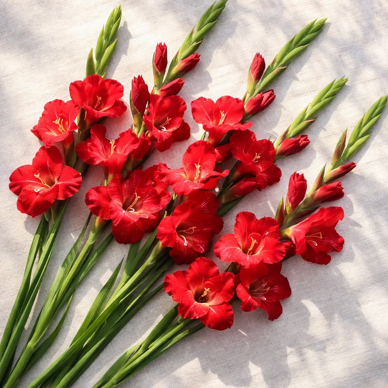 Gladiole - rot - Bild 4