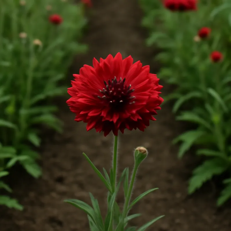 Kornblume – rot – Bild 4