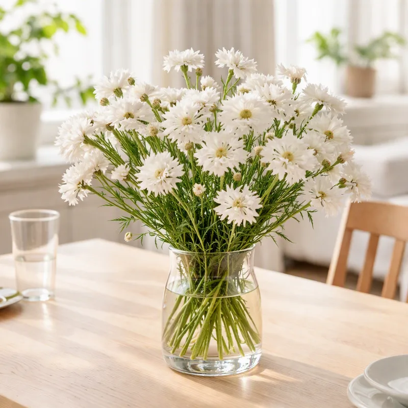 Kornblume - weiß - Bild 2