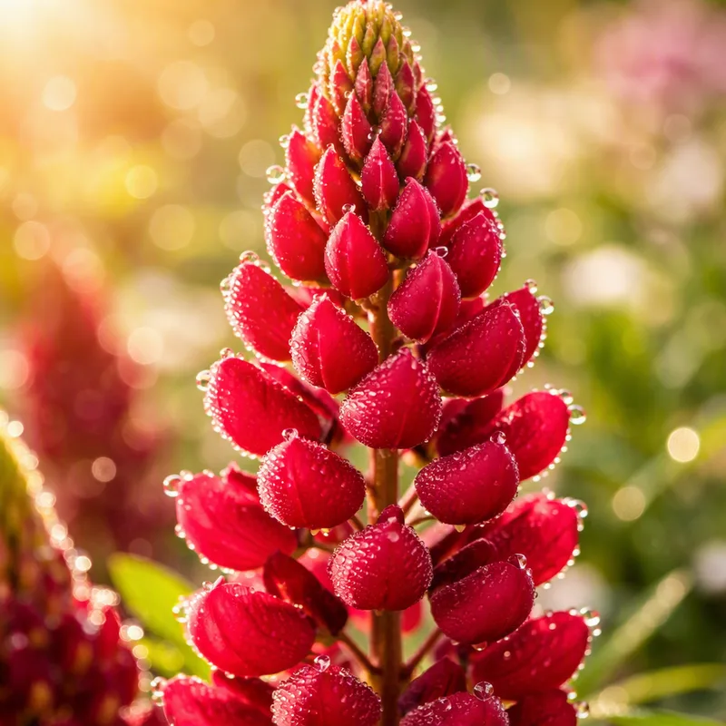 Lupine - rot - Bild 1