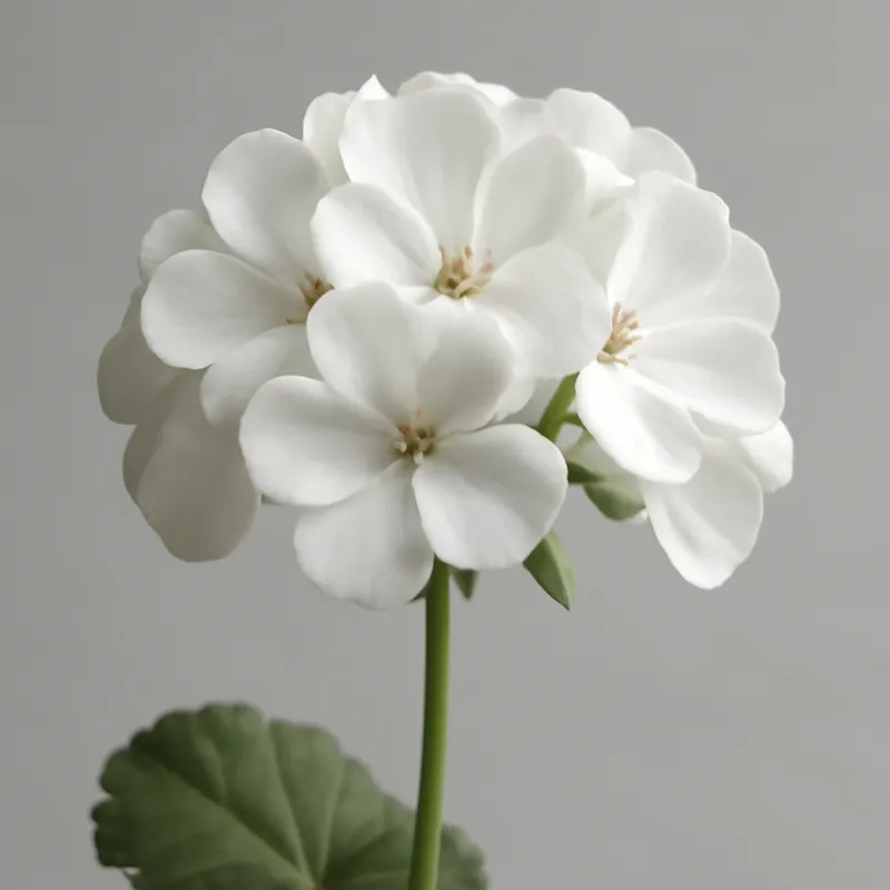 Pelargonie – weiß