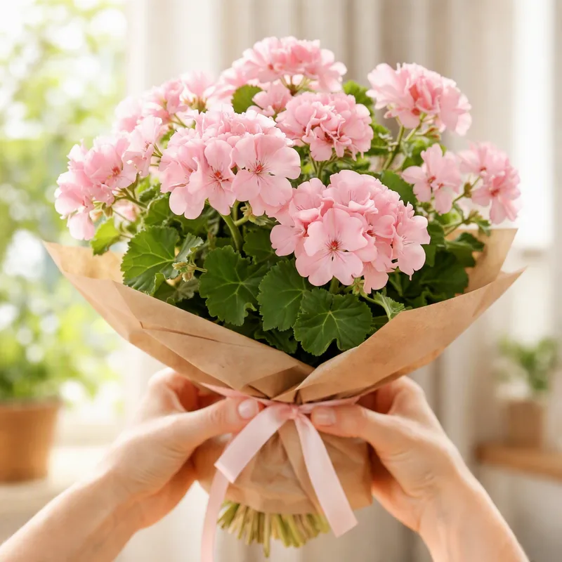 Pelargonie - rosa - Bild 3
