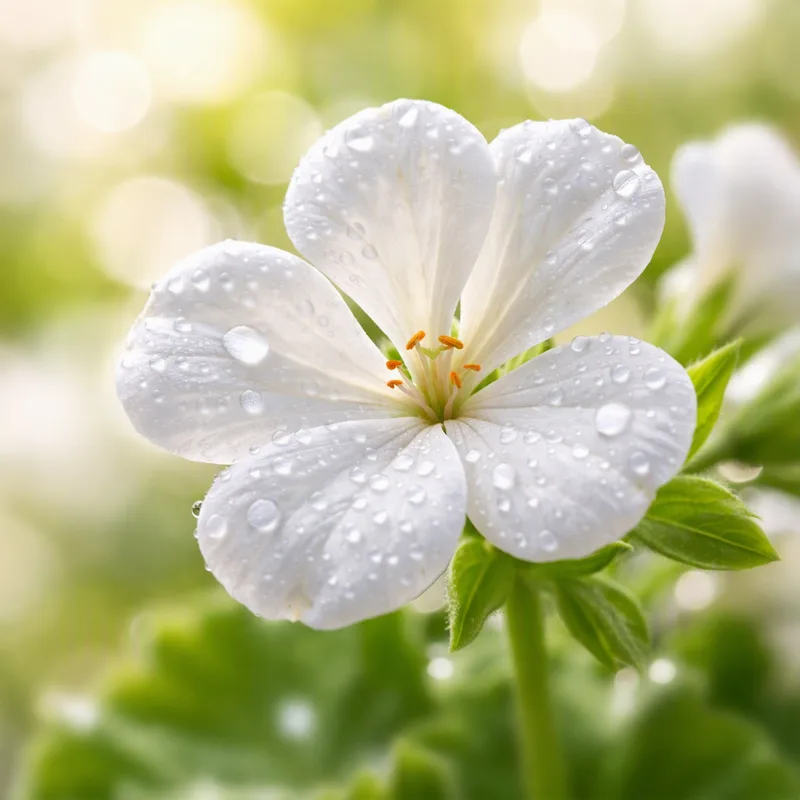 Pelargonie - weiß