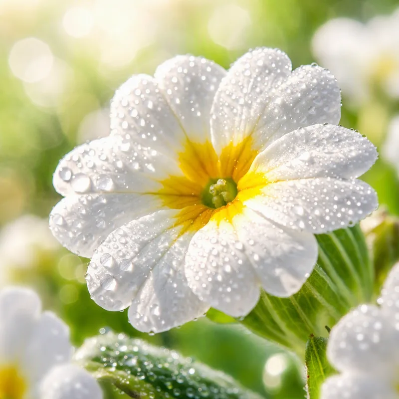 Primula - weiß