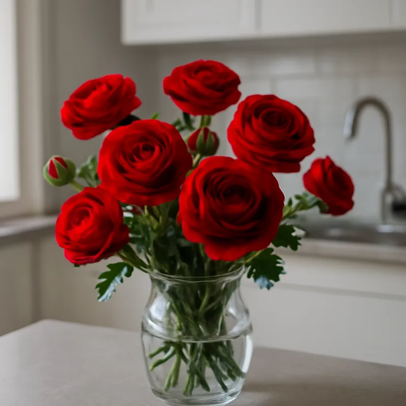 Ranunkel – rot – Bild 3