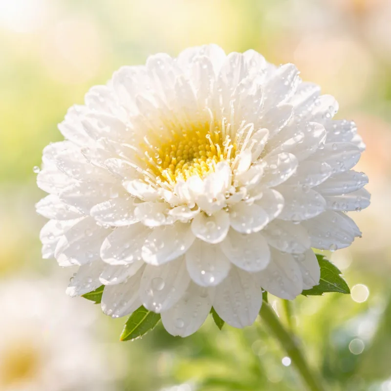 Sommeraster - weiß - Bild 1