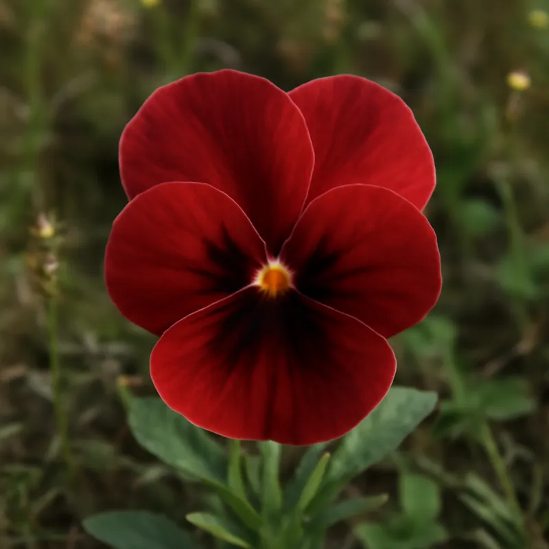 Stiefmütterchen – rot – Bild 4