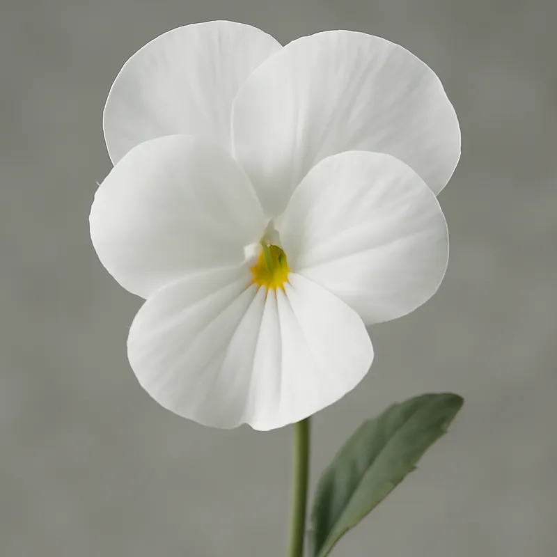 Stiefmütterchen – weiß