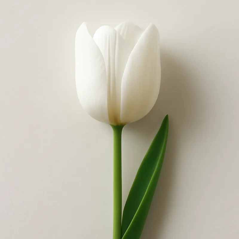 Tulpe – weiß – Bild 1