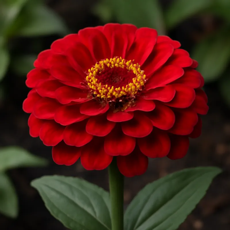 Zinnia – rød – Bild 4