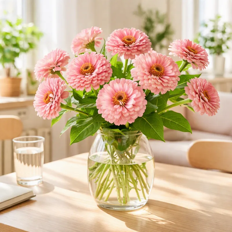 Zinnia - rosa - Bild 2