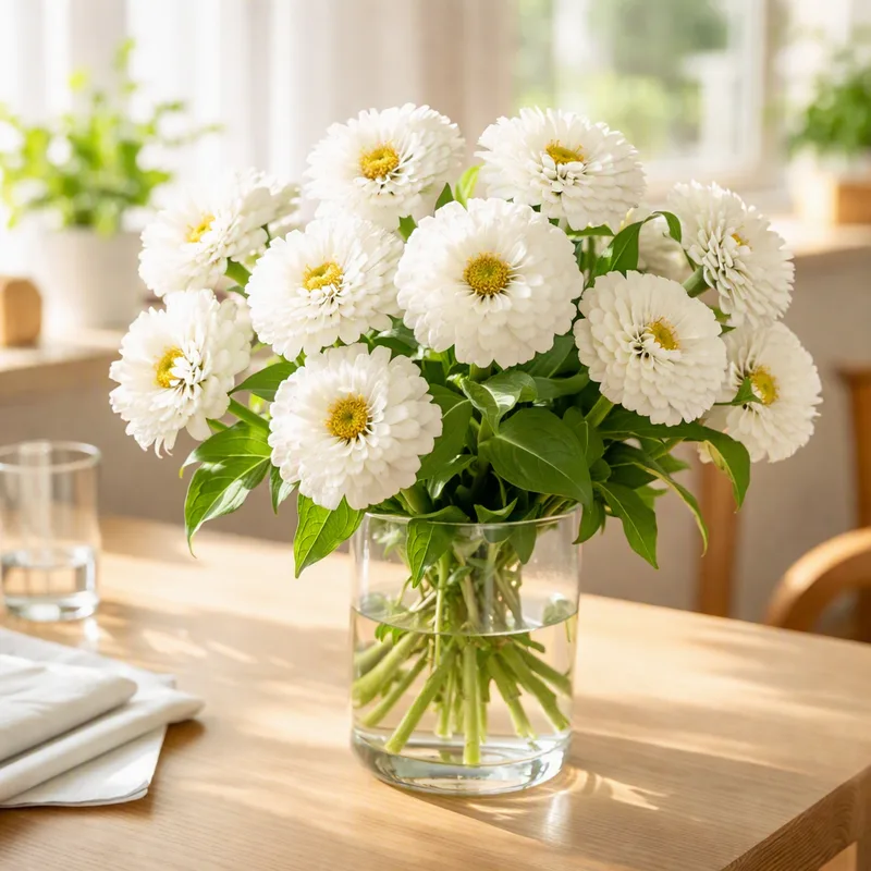 Zinnia - weiß - Bild 2