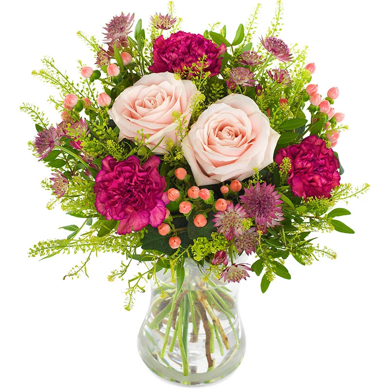 Brautstrauß – weiße und cremefarbene Blumen