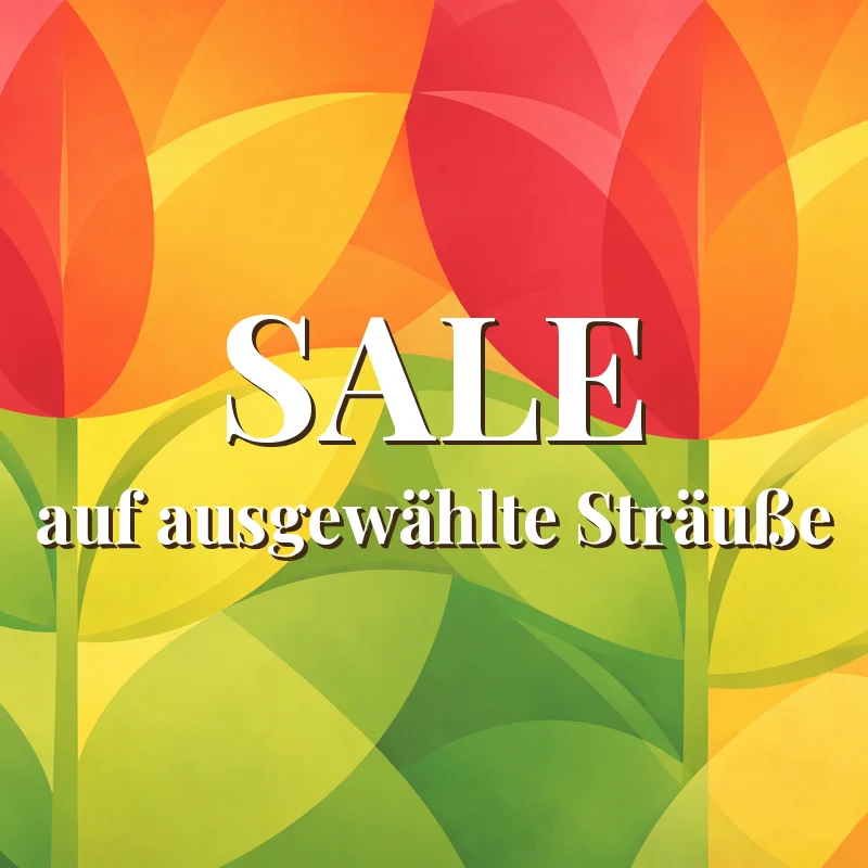 Blumenverkauf – Sträuße zu reduzierten Preisen