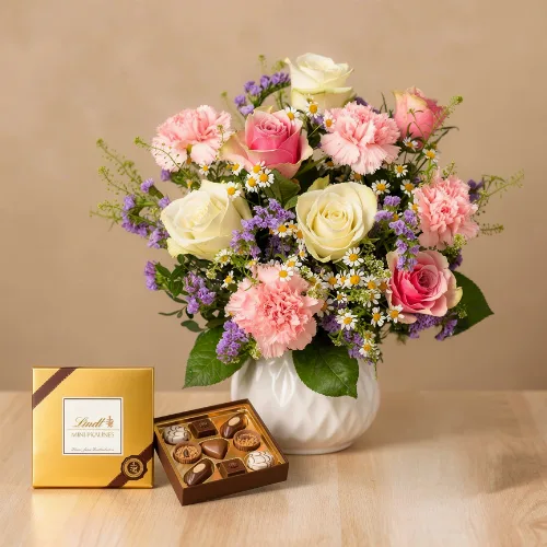 Blumen & Schoki Set