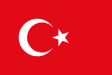 Flagge von Türkei